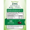 Nature's Truth Zinc with Vitamin C 50mg | 120 Softgels - image 2 of 4