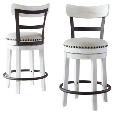 Photo 1 of *SEE NOTES* Signature Design by Ashley Valebeck Counter Height Swivel Bar Stool