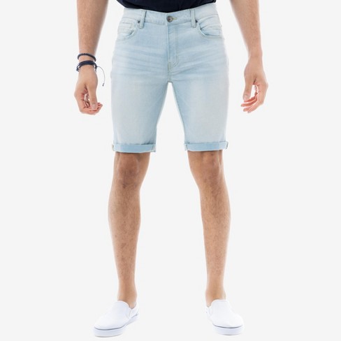 Mens denim shorts outlet target