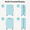 4 Piece Carry On Luggage Set,Expandable Lightweight Suitcases with Spinner Wheels,TSA Lock and Compression Packing Cubes (16"/20"/24"/28")-Cuddlewood - 3 of 4