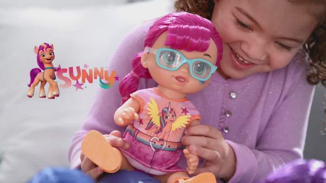 Baby Alive My Little Pony Baby Doll - Sunny Starscout, 2 of 13, play video