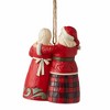 Jim Shore 4.0 Inch Highland Glen Santa & Mrs. Claus Ornament Heartwood Creek Tree Ornaments - 2 of 3