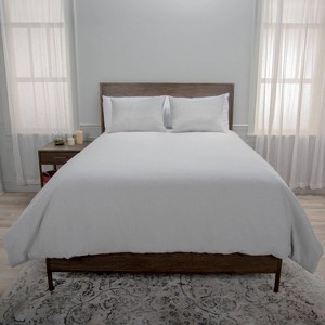Rizzy Home 3pc King Blackberry Grove Solid Comforter Set Gray - 1 of 4