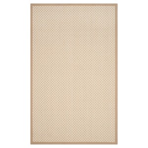 Ivory/Natural Classic Woven Area Rug - (9