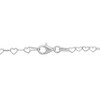 EVERLY JEWELRY | Sterling Silver 3mm Herringbone Chain Necklace and Bracelet Set -16 in + 7.5 in-Multiple Length Option - 2 of 4