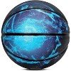 AND1 Chaos Basketball: Official Size 7 (29.5 inches) Rubber - Deep Channel Construction, Made for Indoor Outdoor Games (Black Hole) - 2 of 4
