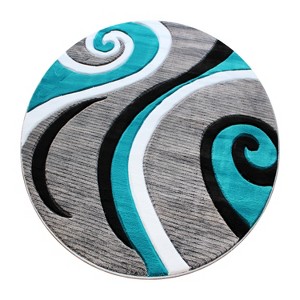 Masada Rugs Sophia Collection Modern Contemporary Hand Sculpted Area Rug - 1 of 4