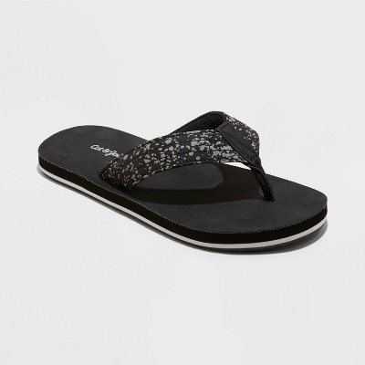 Kids' Jami Flip Flop Sandals - Cat & Jack™ Black M : Target