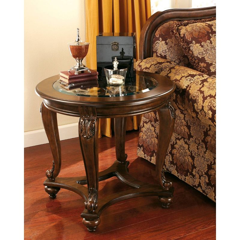 Norcastle End Table Dark Brown - Signature Design by Ashley, 3 of 10