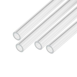 Unique Bargains Lamp Lantern Water Cooling System Acrylic Round Pipes Clear 4 Pcs 6" - 1 of 4