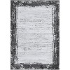 Washable Modern Bordered Rug, Non-Slip Stain Resistant Low Pile Carpet for Bedroom Living Room Dining Room Decor - 4 of 4