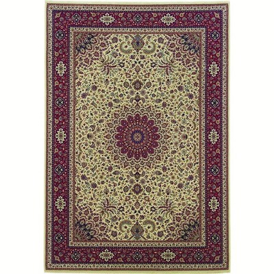 Oriental Weavers Ariana 095J3 Ivory/ Red Indoor Area Rug - 2'7" x 9'4"