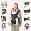 BabbleRoo Grow Carrier – 6-in-1 Baby Carrier with Hip Seat, Ergonomic & Adjustable Toddler Carrier, Newborn to Toddler, with Lumbar Support & Sunshade - 3 of 4