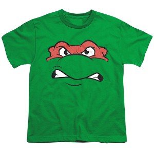 Teenage Mutant Ninja Turtles Raphael Angry Kids T Shirt For Youth  Kelly Green  X Small - 1 of 4