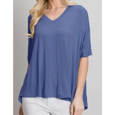 Women's V-neck Blouse - ALLIE ROSE