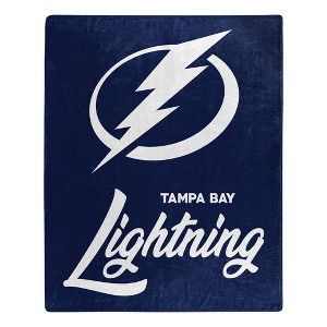 NHL Tampa Bay Lightning 50 x 60 Raschel Throw Blanket - 1 of 3