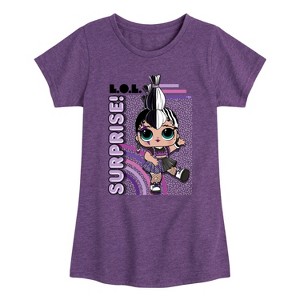 Girls' - LOL Surprise! - Roadie Fitted Short Sleeve Graphic T-Shirt - 1 of 4
