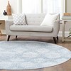Unique Loom Kamala Washable Collection Area Rug - Modern Trellis - 3 of 4
