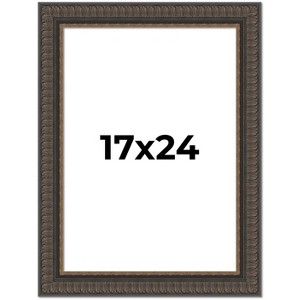 PosterPalooza | Museum Brown Picture Frame - UV Acrylic, Foam Board Backing, Hanging Hardware - 1 of 4