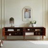 JVNOXK-Medieval Modern TV Stand Entertainment Center with 4 Storage Cabinets Suitable for TVs 55 inches and larger Minimalist Design - 3 of 4