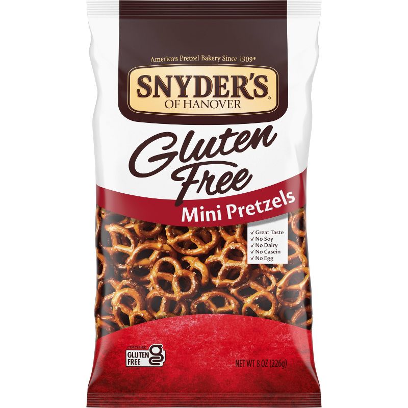 Snyder&#39;s of Hanover Gluten Free Mini Pretzels - 8oz, 1 of 6