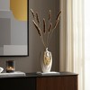 Modern Metal Vase - Aluminum Accent with Metallic Finish for Home, Office, Bedroom & Living Room - Stylish Contemporary Flower Holder - 23" Gold - 2 of 4
