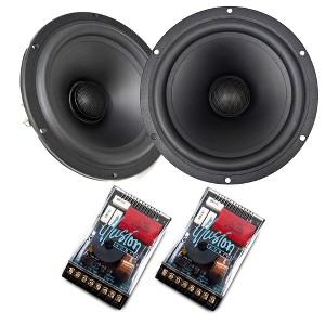 Illusion Audio L6CX 6.5" Luccent Series Coaxial Speaker Kit - Pair - 1 of 4