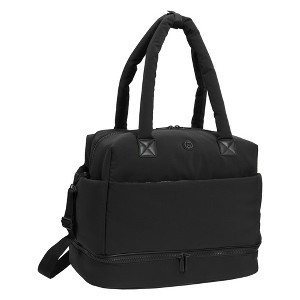 Joan & David 18 Inch High Density Sport Nylon Drop Bottom Duffel Bag - 1 of 4