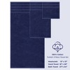 American Soft Linen Luxury Turkish 3 Piece Towel Set, 100% Cotton Soft Absorbent Bath Towels for Bathroom - 4 of 4