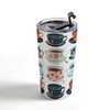 Cat Coquillette Tea Time Coral Teal 20 oz Stainless Steel Travel Mug - Deny Designs - 4 of 4