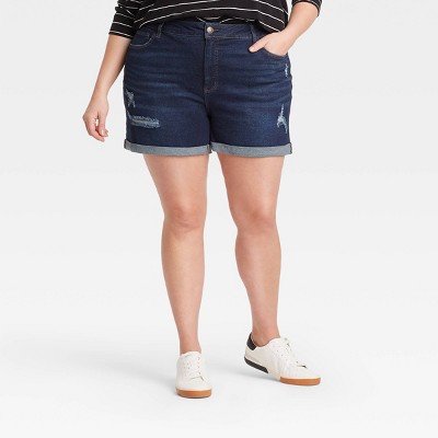 target plus size shorts