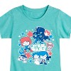 Girls' - Star Wars - Americana Stickers Fitted Short Sleeve Graphic T-Shirt - 2 of 4