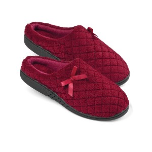 Collections Etc Quilted Clog Slipper - 1 of 3