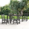 Arceso Armless HDPS Outdoor Dining Chairs, Weather-Resistant Patio Chairs, 350 lb Support, for Lawn, Garden, Backyard or Indoor Use - 4 of 4