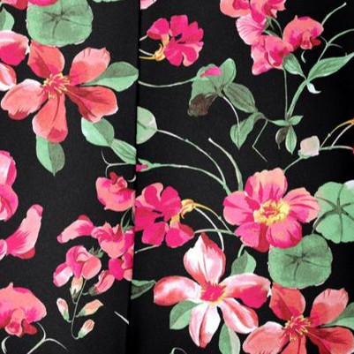 black floral