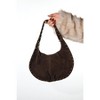 ANTINO - Cognac Suede Leather Shoulder Bag (Women) | Forever & Always Shoes - 2 of 4