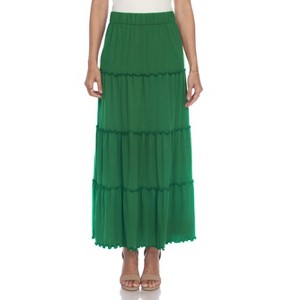Whitemark Tiered Maxi Skirt - 1 of 4