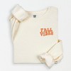 Simply Sage Market Embroidered Fall Vibes Retro Lightweight Garment Dyed Sweatshirt - 2 of 4
