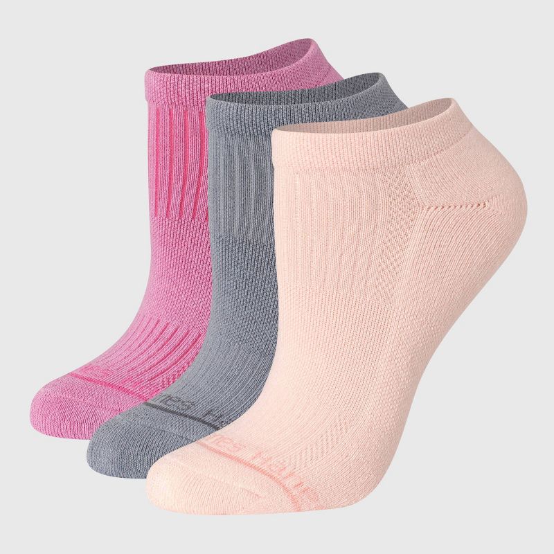 Hanes Women's 3pk SuperSoft No Show Socks - 5-9, 1 of 7