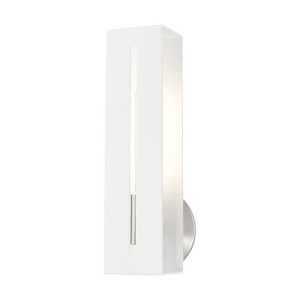 Livex Lighting Soma 1 - Light Wall Light in  Textured White - 1 of 1
