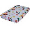 Everyday Kids Baby Boy Fitted Crib Sheet – Under Construction Theme – Soft Breathable Microfiber – Fits Standard Crib Mattress 28x52 – Nursery Bedding - 2 of 3