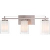 Minka Lavery Minka Parsons Studio 24" Wide Brushed Nickel 3-Light Bath Light - 3 of 3