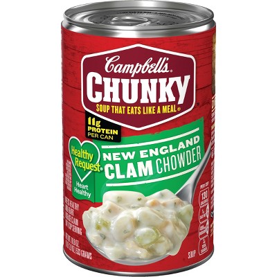 Campbell's Chunky Healthy Request New England Clam Chowder Soup - 18.8oz