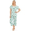 Collections Etc Lace Trim Floral Capri Set - 4 of 4