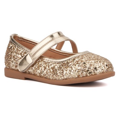 Olivia Miller Girl's Toddler Princess Heart Maryjane Flats