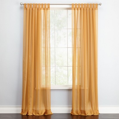 BrylaneHome BH Studio Sheer Voile Tab-Top Panel