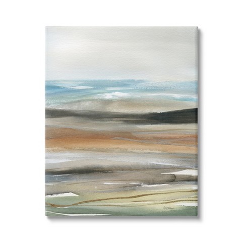 Stupell Industries Abstract Landscape Painting Canvas Wall Art : Target