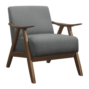 NicBex Polyester Accent Chair,Upholstered Living Room Chairs with Walnut Finish Wood Cushion Backrest,Accent Chairs for Living Room - 1 of 4