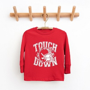 The Juniper Shop Touchdown Helmet Toddler Long Sleeve Tee - 1 of 3