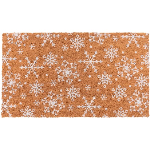 Kaf Home Coir Doormat With Heavy-duty, Weather Resistant, Non-slip Pvc  Backing, 17 By 30 Inches, 0.6 Inch Pile Height